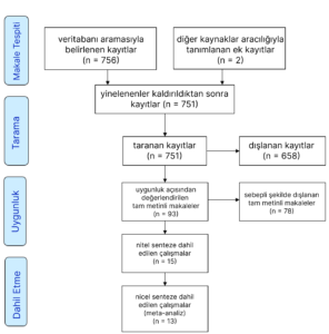 meta analiz prisma diagram