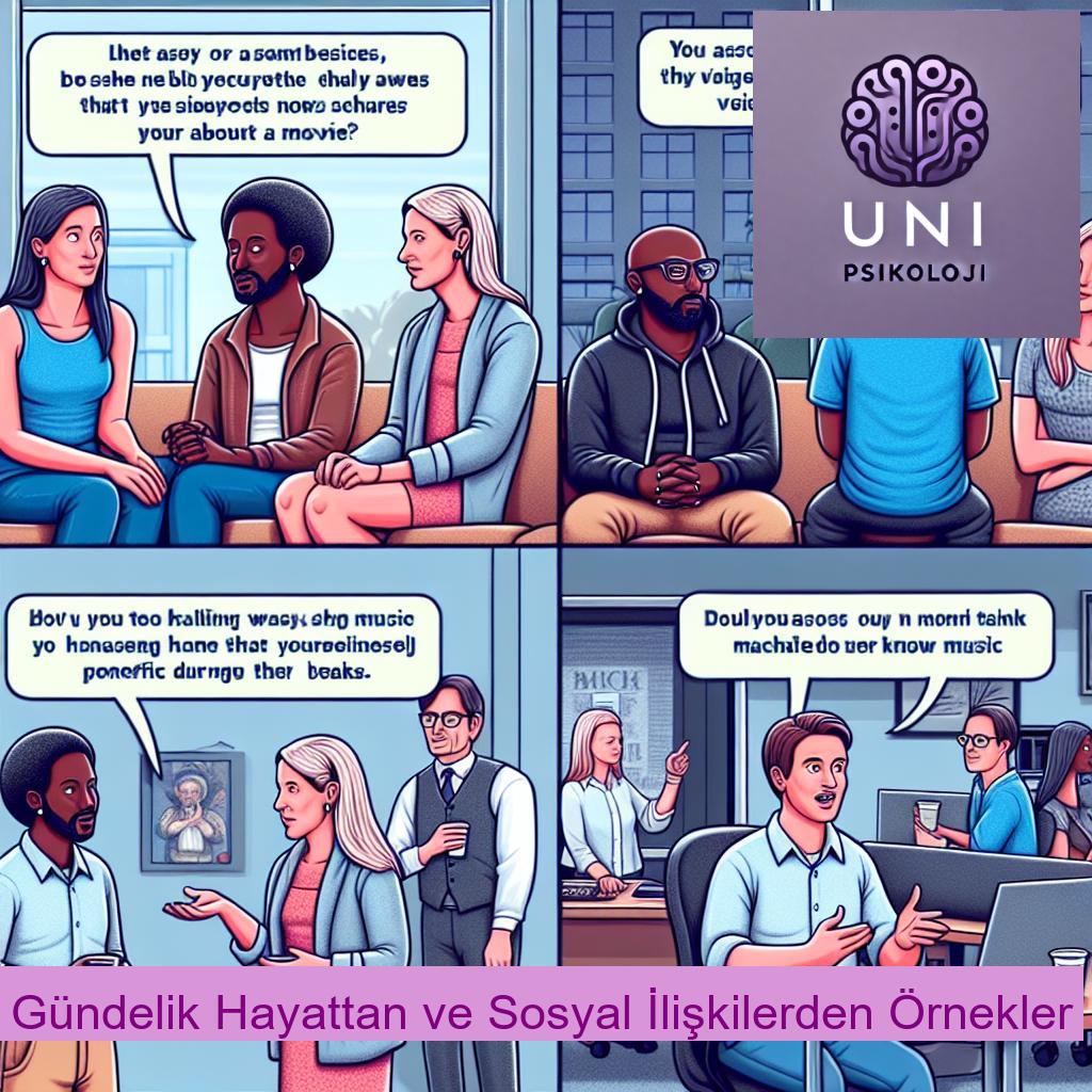 Gündelik Hayattan ve Sosyal İlişkilerden Örnekler